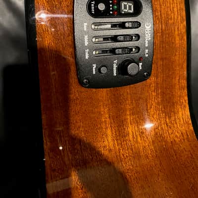 Luna Gypsy Spalt Grand Acoustic Guitar w/ Case image 4