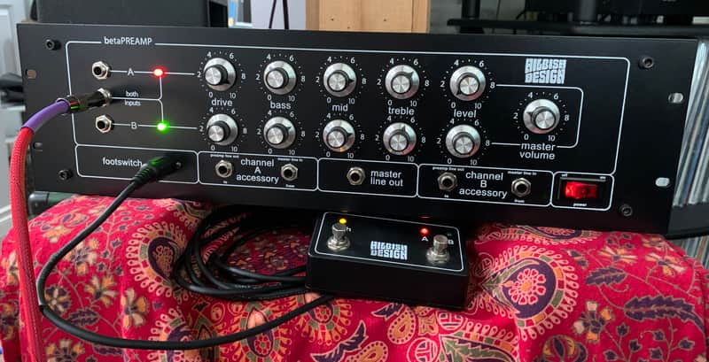 Hilbish Design Beta Preamp - Black - Sunn Beta image 1