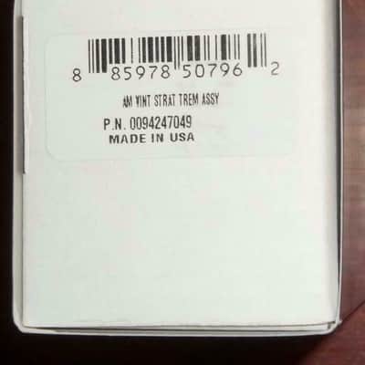 Fender® Pure Vintage "PAT.PEND." Bridge Assembly~Chrome~USA~Boxed Kit~Brand New image 7