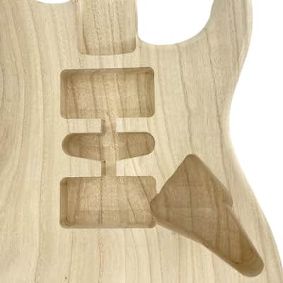 Electric Guitar Body Paulownia HSH Pickup Routing Lightweight Bolt-On Body for Guitar Projects Replacement DIY image 6
