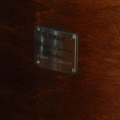 Yamaha Maple Custom Absolute - vintage black 18" floor tom image 16