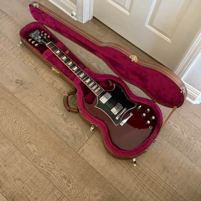Gibson SG Standard 1996 Headstock Repair Cherry w/ Hard Case image 2