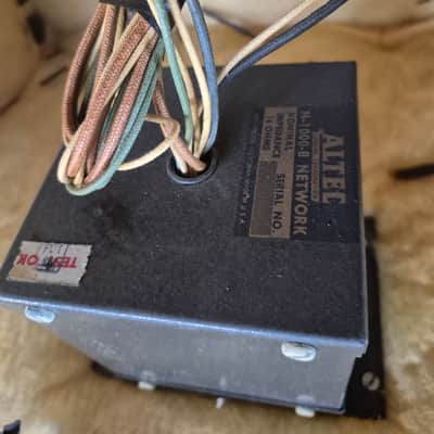 Altec Lansing 604 B duplex coaxial speakers with n1000b crossover restored early hi-fi 1949 - Grey crackle image 9