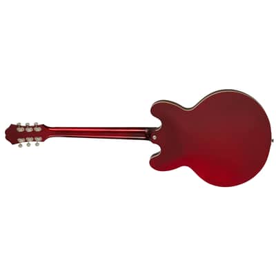 Epiphone Riviera Semi-Hollow Guitar w/ Mini Humbucker Pickups - Sparkling Burgundy image 5