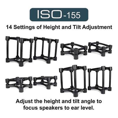 ISOACOUSTICS ISO155 Lot de 2 supports d'enceintes moyen format Bild 4