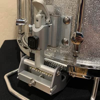 ~WOW!~ Mapex Quantum Mark II Classic 12x14 Marching Snare Drum in Silver Diamond Dazzle (Rm 4) image 8