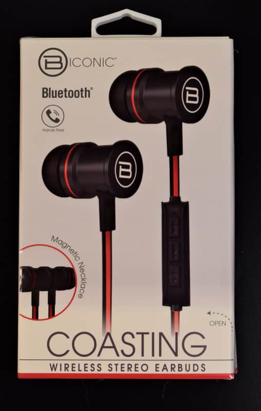 Biconic Wireless Stereo Earbuds Red image 1