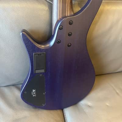 Ibanez EHB1505MS-PLF Bass Workshop Pacific Blue Burst Flat image 4