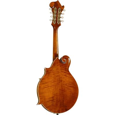 Kentucky KM-752 Deluxe F-Style Mandolin Regular Transparent Amber image 2