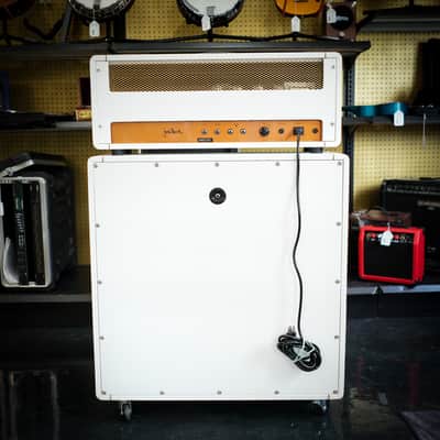 Kruse Amplification Disruption Amp Head w/ Matching Kruse 4x12 Speaker Cabinet - White image 4