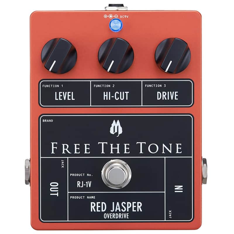 Free The Tone Red Jasper Overdrive RJ-1V | Reverb
