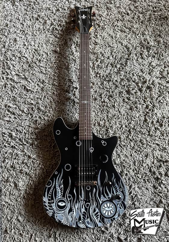Schecter Custom Hand-Painted Diamond Series Tempest image 1
