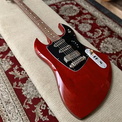 MotorAve Guitars LeMans Custom Transparent Cherry 2021 w/ Mono Case image 17