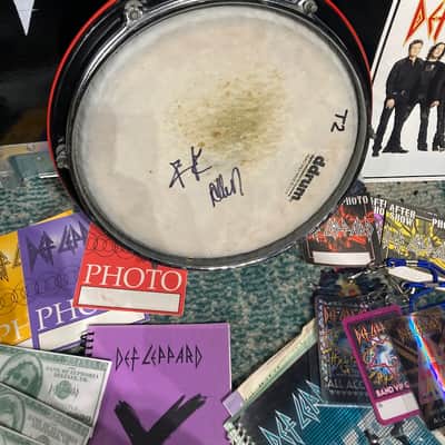 ddrum Rick Allen's Def Leppard Hysteria Tour, 10" Clavia AB Trigger Pad (RA #2042) 1980s, AUTOGRAPHED HEAD!! image 1