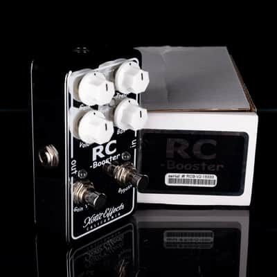 Used Xotic RC Booster RCB-V2 Chrome Pedal With Box image 1