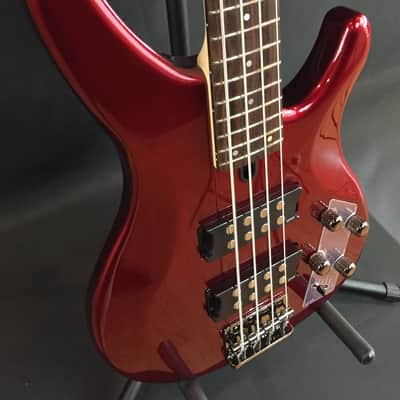 Yamaha TRBX304CAR 4-String Electric Bass Guitar Candy Apple Red image 5