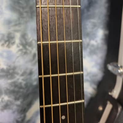 Vintage 1991 Sigma Martin DM-4S by C.F. Martin Acoustic Electric Guitar Korea Sunburst Pro Setup New Strings Original Hard Shell Case image 8