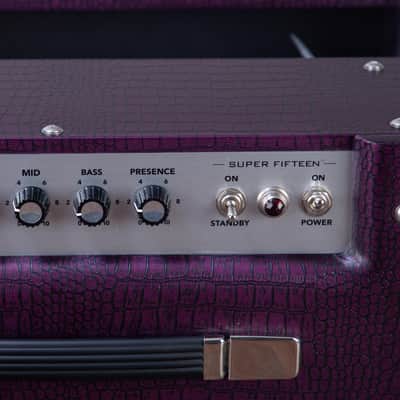 Magnatone Super Fifteen 1x12-Inch Tube Combo Guitar Amplifier - Purple image 6