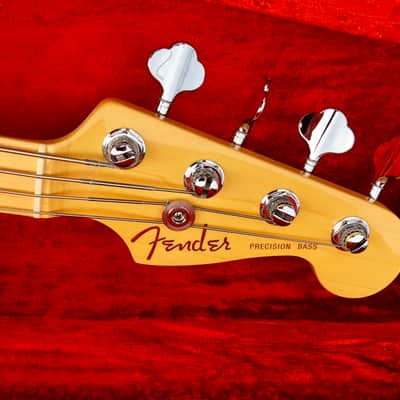 1998 Fender Deluxe American Series Precision Teal Green Transparent Premium Ash body and OHSC image 13
