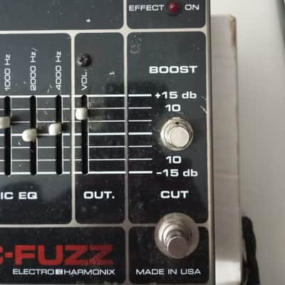 Electro-Harmonix Graphic Fuzz EQ / Distortion / Sustainer 1980s - Black / Red image 2