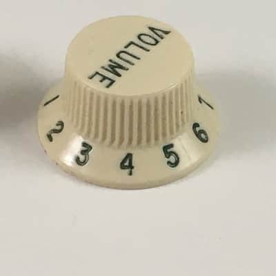 Two Vintage Fender Knobs Strat Green Numbers Fonts Relic Stratocaster 3 Spokes image 9