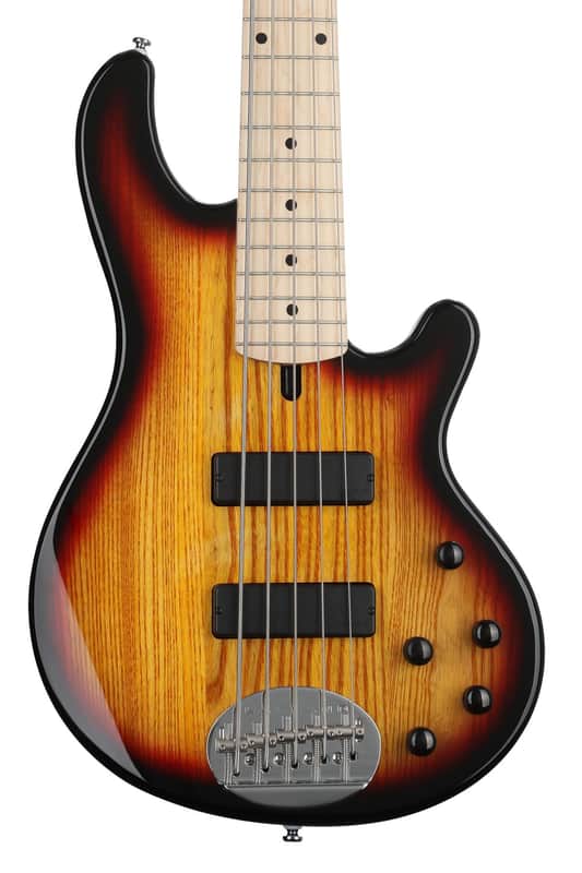 Lakland Skyline 55-01 Standard 5-string Bass Guitar - 3-Tone Sunburst with Maple Fingerboard image 1