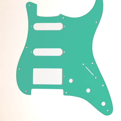 Carmedon Electronics Stratocaster Pickguard 2021 Turquoise HSS image 1
