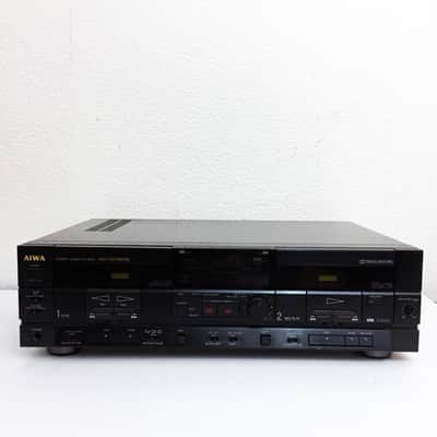 RARE Vintage AIWA AD-WX909 Stereo Cassette Deck 2 Head + 3 | Reverb