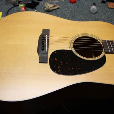 2025 Martin Standard Series D-18 Spruce Mahogany Dreadnought Acoustic Guitar Satin Natural w/Case image 2