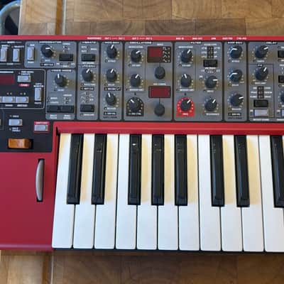 Nord Lead A1 49-Key 26-voice Polyphonic Synthesizer 2014 - 2022 - Red - Excellent image 3