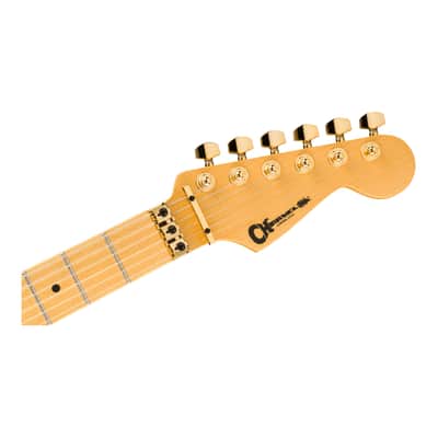 Charvel American Neo-Classic San Dimas SD1 HH FR Maple Fingerboard with Hardshell Gig Bag (Gloss Black) image 4