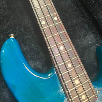 Ernie Ball / Music Man Sabre 3EQ 1987 USA - Sting Teal - Hardshell Case image 12