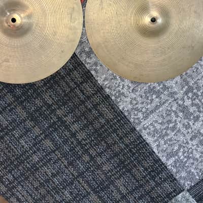 Zildjian 14” New Beat Hi Hats 20?? Bronze-ish image 1