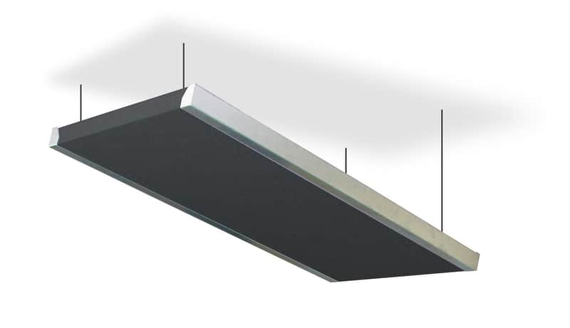 Primacoustic 2 inch Stratus 24x48 inch Studio Ceiling Cloud Panel with Suspension Frame - Black image 1