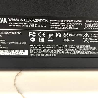 Yamaha THR30II Wireless 30W Modeling Guitar Amp | Original Box + Power Supply | Excellent image 13