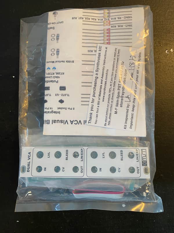 MST Dual 2164 VCA Eurorack Kit image 1