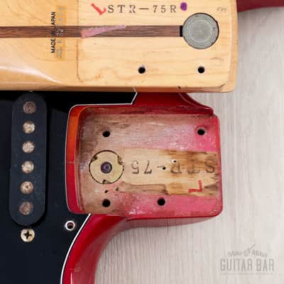 1988 Fender Pro Feel Stratocaster STR75 SSH Cherry Red Sunburst w/ Floyd Rose, Japan MIJ Fujigen image 18