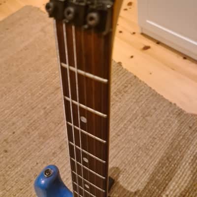 Kramer Pacer Deluxe 1986 Flip Flop Blue Reb Beach Tribute image 8
