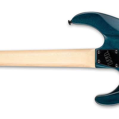 ESP LTD MH-203 QM - See Thru Blue image 3