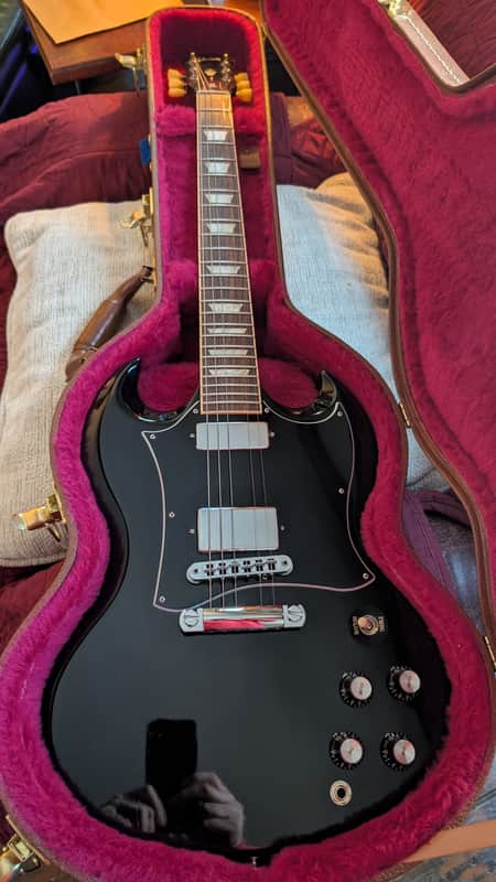Gibson SG, 2014, Black, Firebird Pickup (Neck), 57 Classic (Bridge), 24 Frets, Limited Run