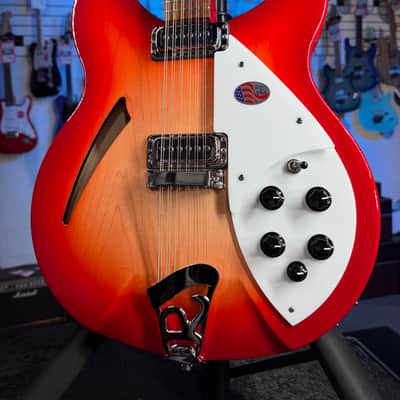 Rickenbacker 330/12 Fireglo Semi-Hollow Electric Guitar, with Ric Case, 711 image 10