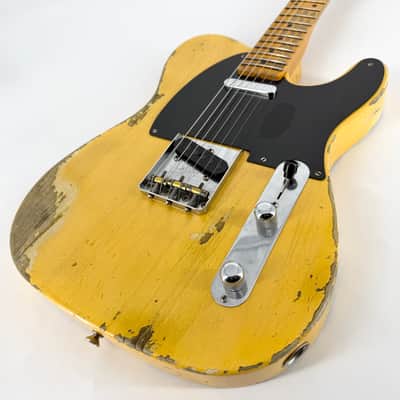2019 Fender Custom Shop ’52 Heavy Relic Telecaster – Butterscotch Blonde image 2