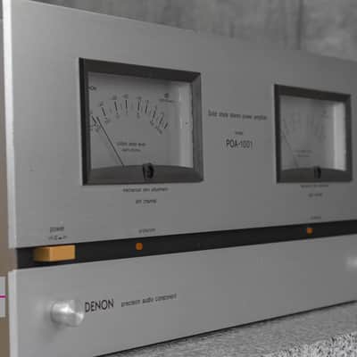 DENON POA-1001 Power Amplifier in Good Condition | Reverb