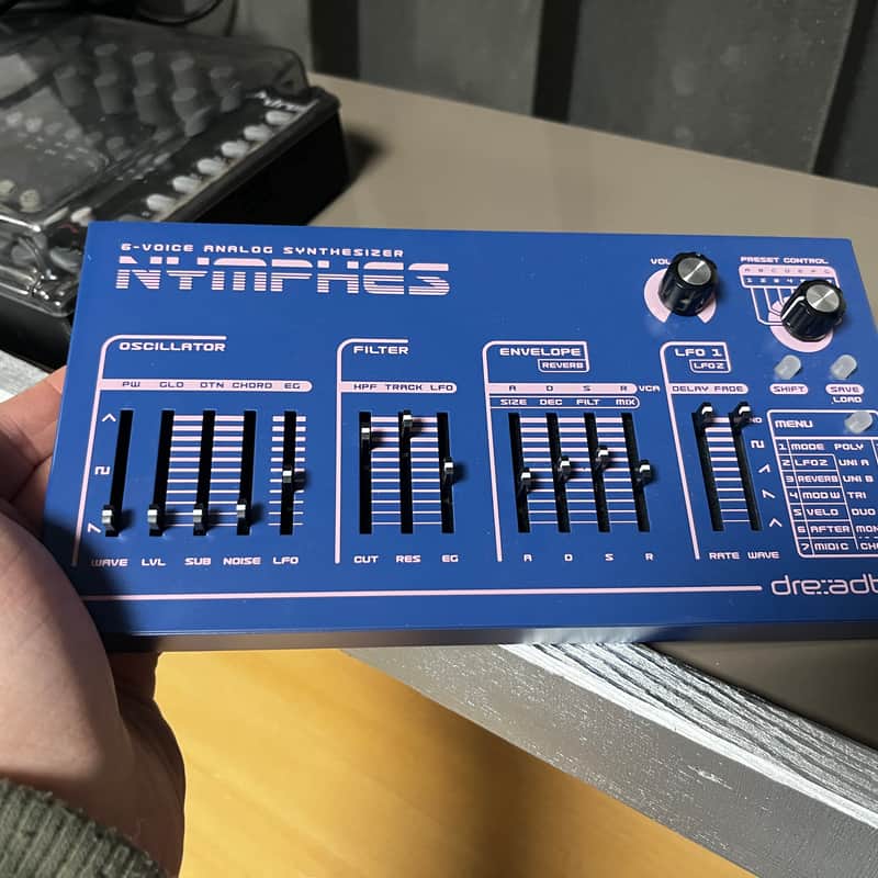 2021 – Present Dreadbox Nymphes 6-voice Desktop Analog Synthes…