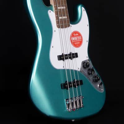 Squier Affinity Active Jazz Bass, Laurel FB, Mystic Sea Foam Green image 4