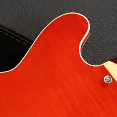 Minty! 2017 Heritage H-535 Semi-Hollow Electric Guitar Figured Cherry + COA OHSC image 13
