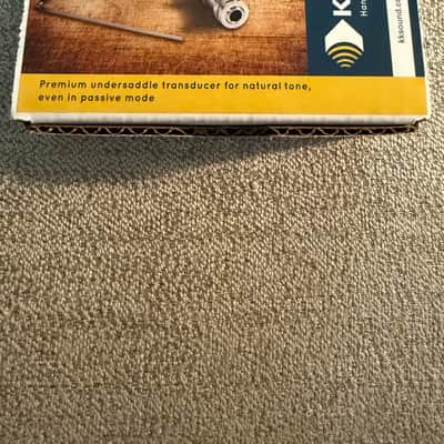 K&K Sound FanTaStick Western Under-Saddle Guitar Pickup 2010s - Chrome image 1