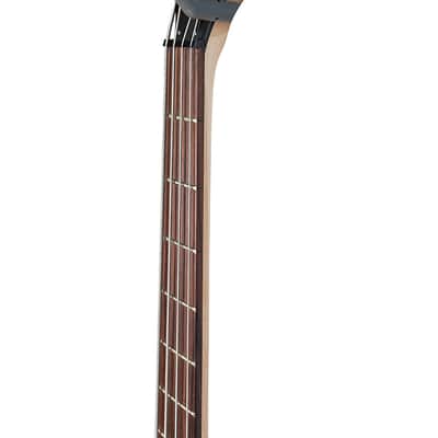 Monaco by Quincy 4 String Electric Bass Guitar Natural Wood Sturdy Ash Maple image 5