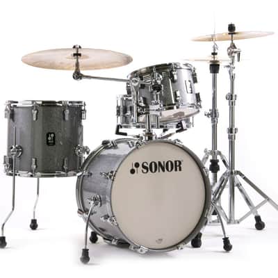 Sonor AQ2 Titanium Quartz Lacquer BOP 18x14_14x13_12x8_14x6 Shell Pack +Throne Authorized Dealer NEW image 2