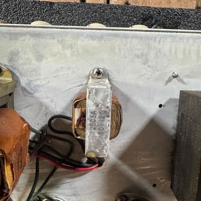Fender Tremolux 6G9-A 1961 Rough Blonde Tolex Tone Ring Cabinet - Blonde image 17